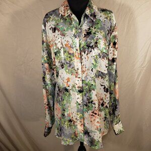 Jaclyn Smith XXL Multicolor Floral Blouse